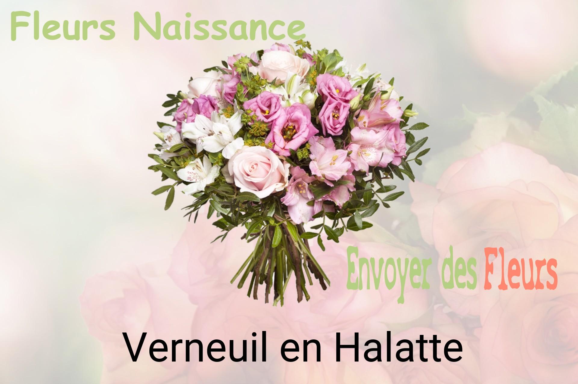 Bouquet de fleurs de naissance livré à Verneuil-en-Halatte