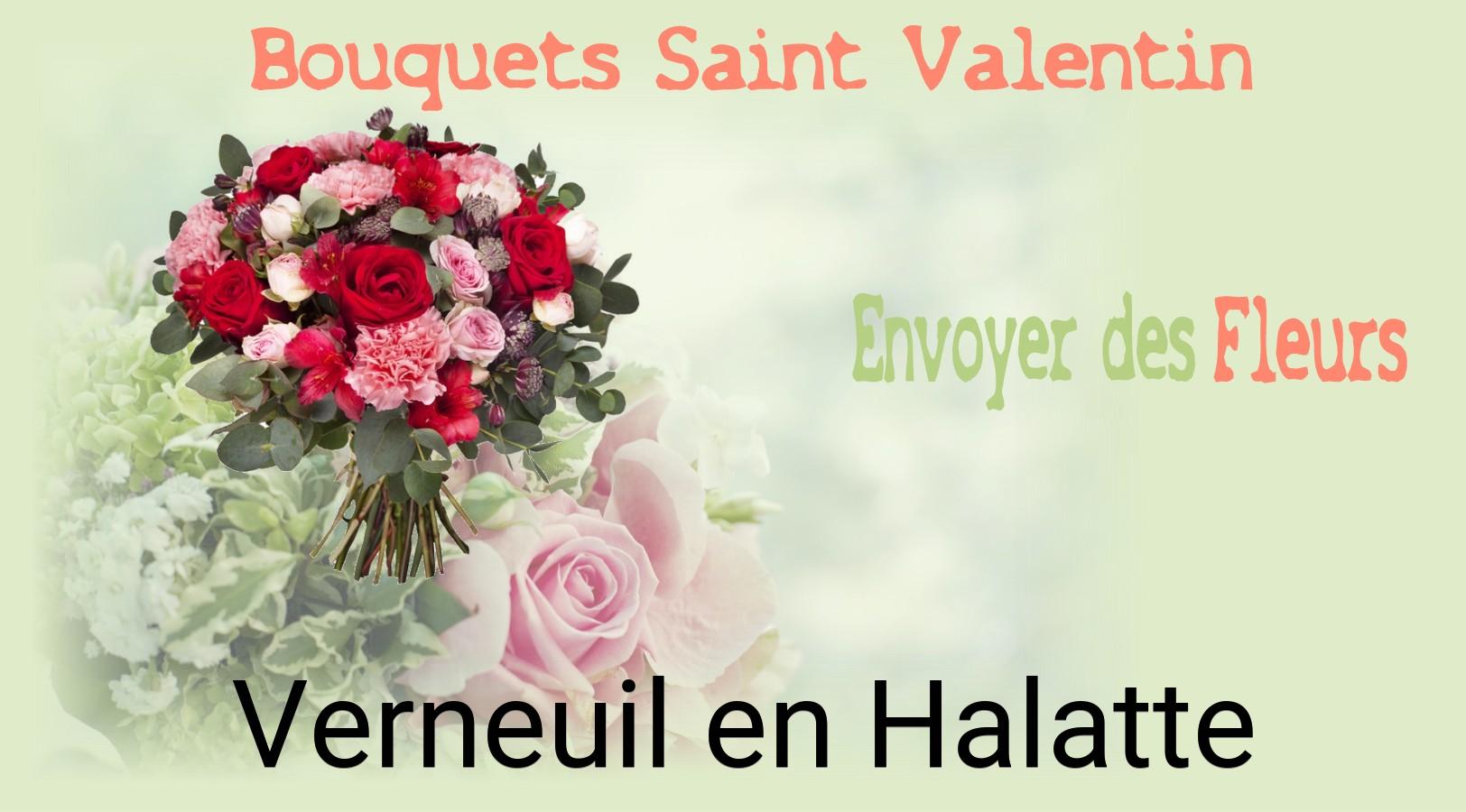 Roses de Saint-Valentin livrées à Verneuil-en-Halatte